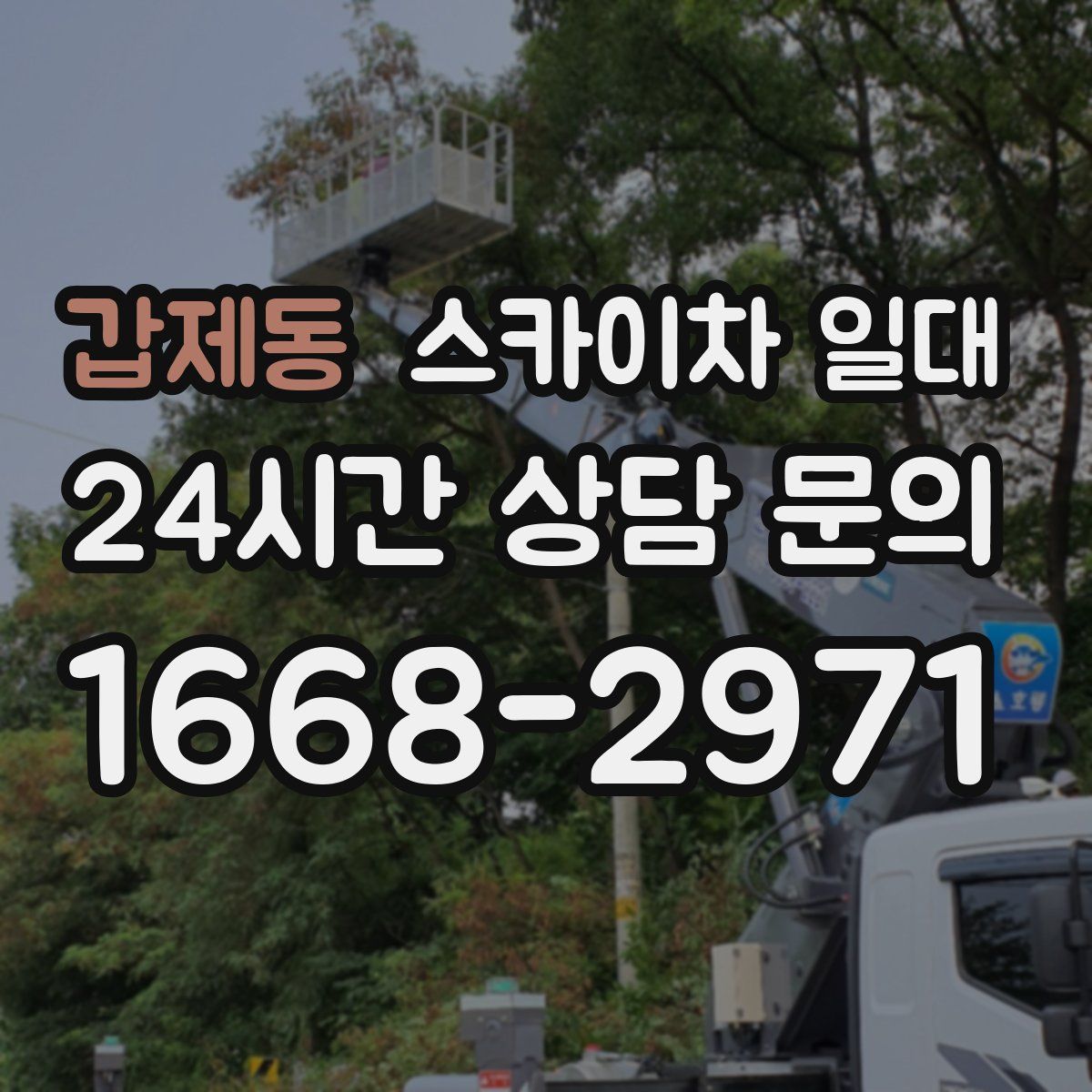 갑제동 스카이차 일대