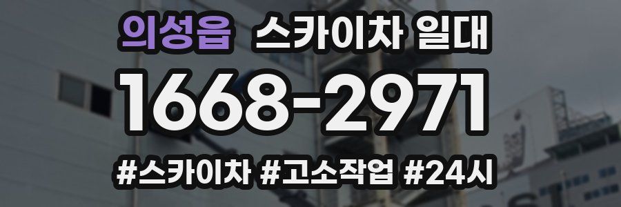 의성읍 스카이차 일대