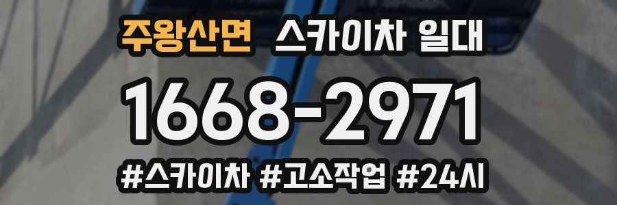 주왕산면 스카이차 일대