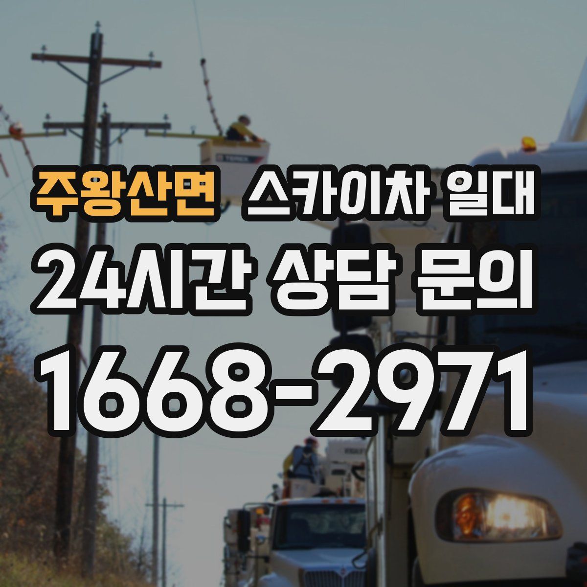 주왕산면 스카이차 일대