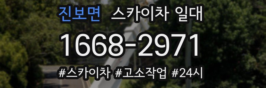 진보면 스카이차 일대
