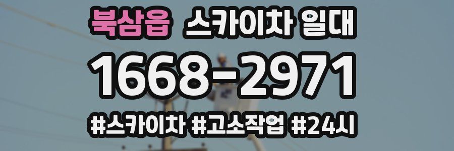 북삼읍 스카이차 일대