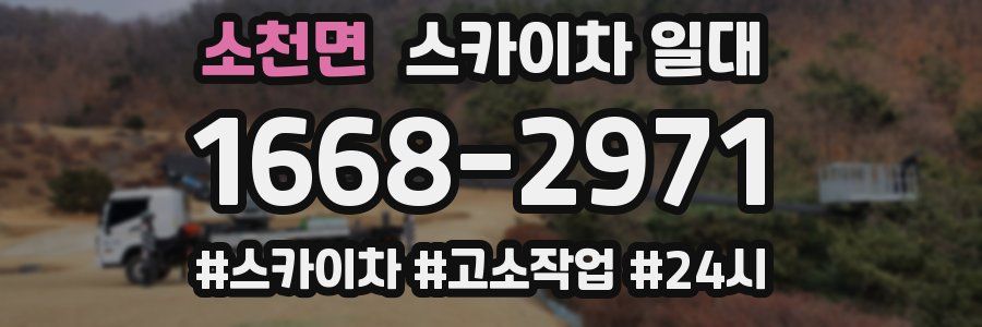 소천면 스카이차 일대