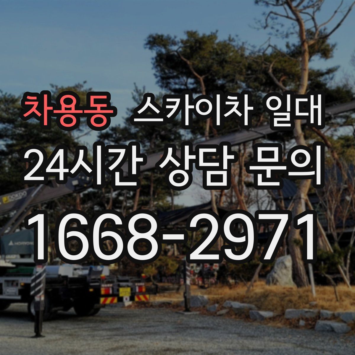 차용동 스카이차 일대