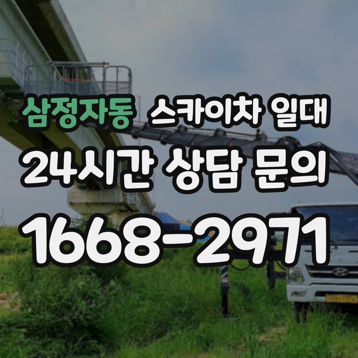 삼정자동 스카이차 일대