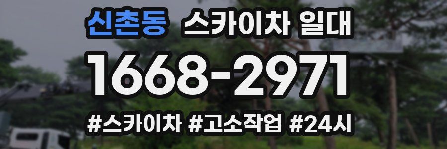 신촌동 스카이차 일대