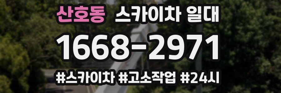 산호동 스카이차 일대