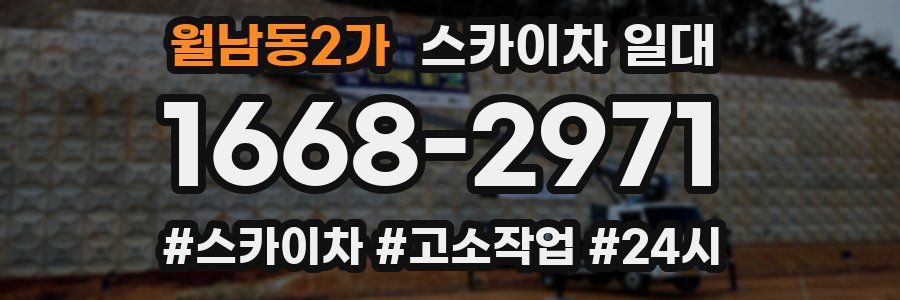 월남동2가 스카이차 일대