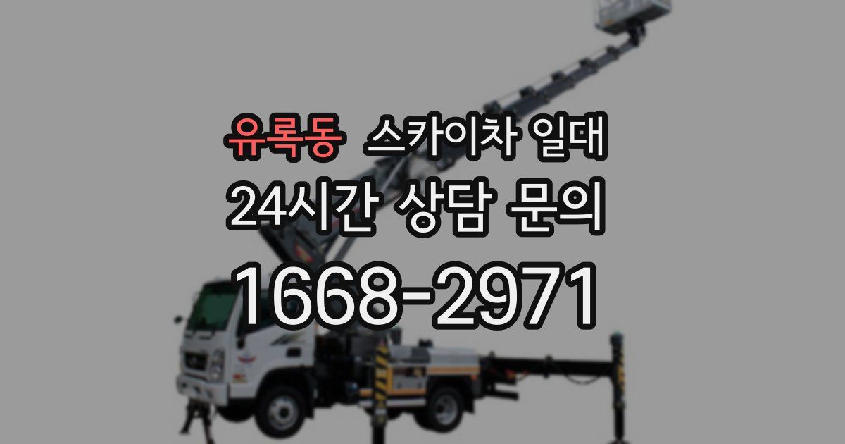 유록동 스카이차 일대