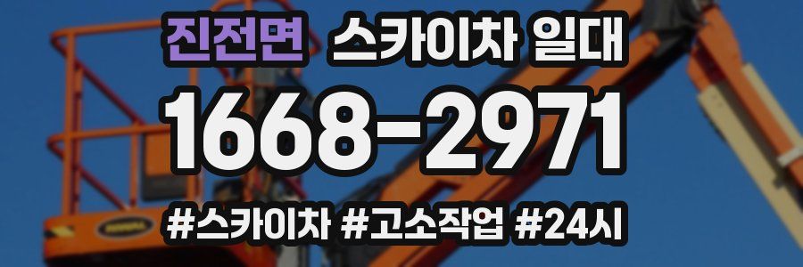 진전면 스카이차 일대