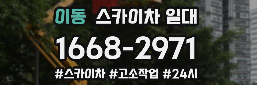 이동 스카이차 일대