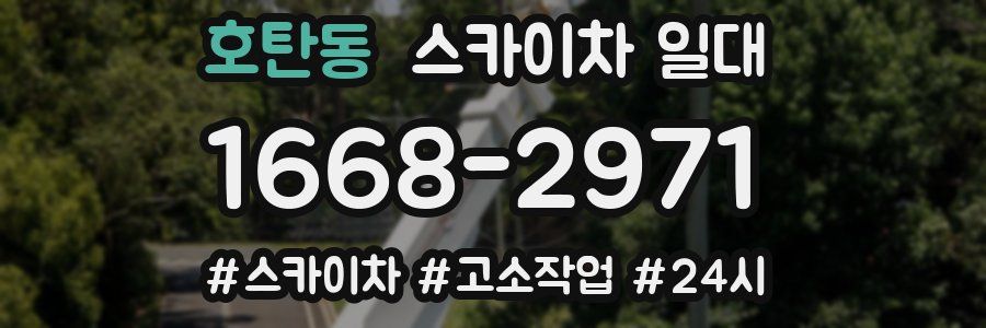 호탄동 스카이차 일대