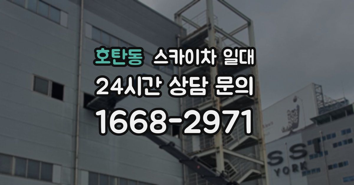 호탄동 스카이차 일대
