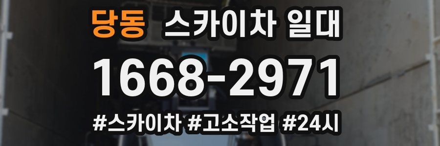 당동 스카이차 일대