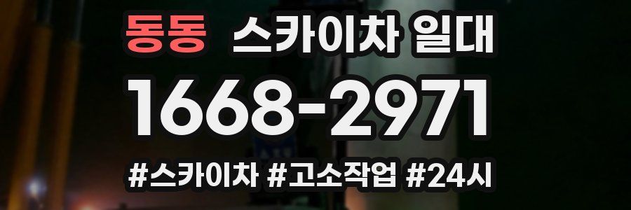 동동 스카이차 일대