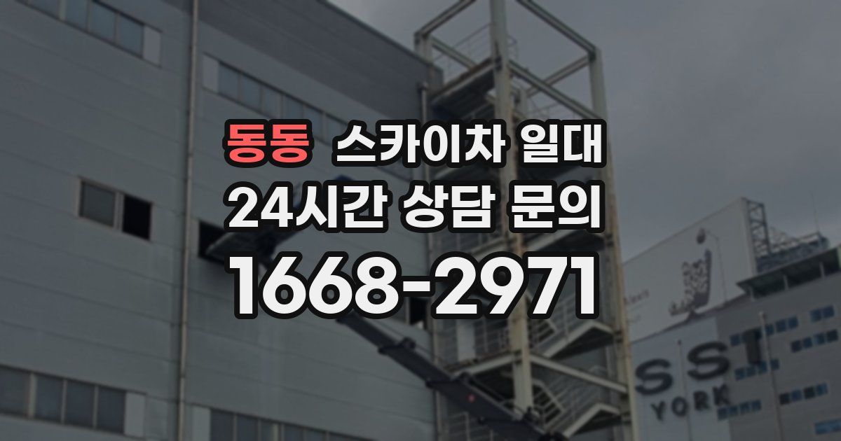 동동 스카이차 일대