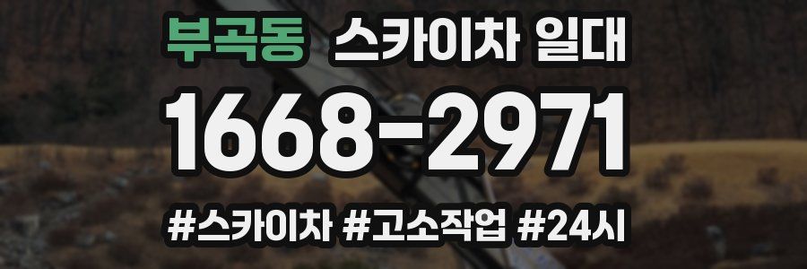 부곡동 스카이차 일대