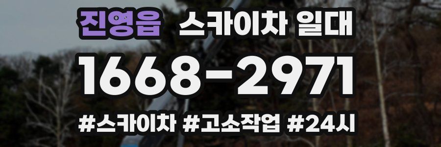 진영읍 스카이차 일대