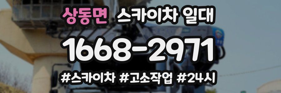 상동면 스카이차 일대