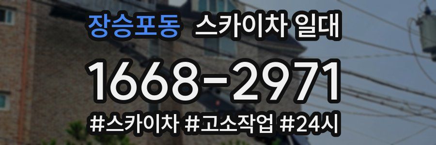 장승포동 스카이차 일대
