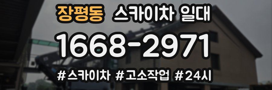 장평동 스카이차 일대