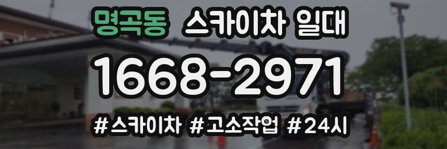 명곡동 스카이차 일대