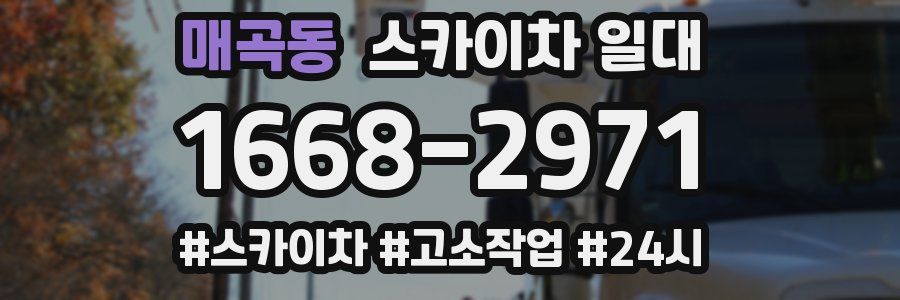 매곡동 스카이차 일대