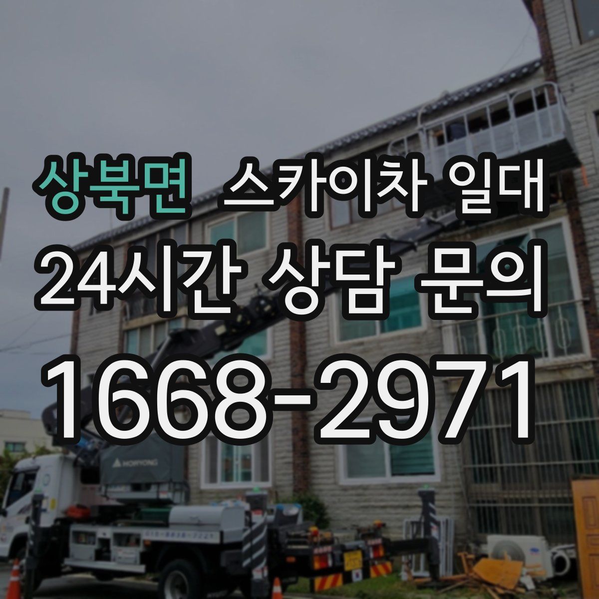 상북면 스카이차 일대