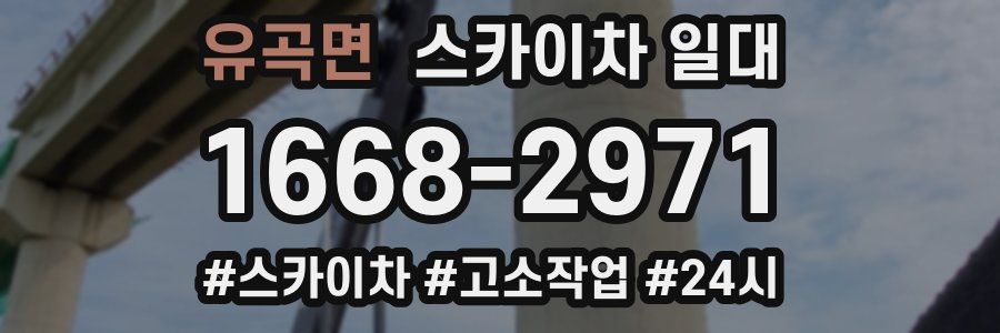 유곡면 스카이차 일대