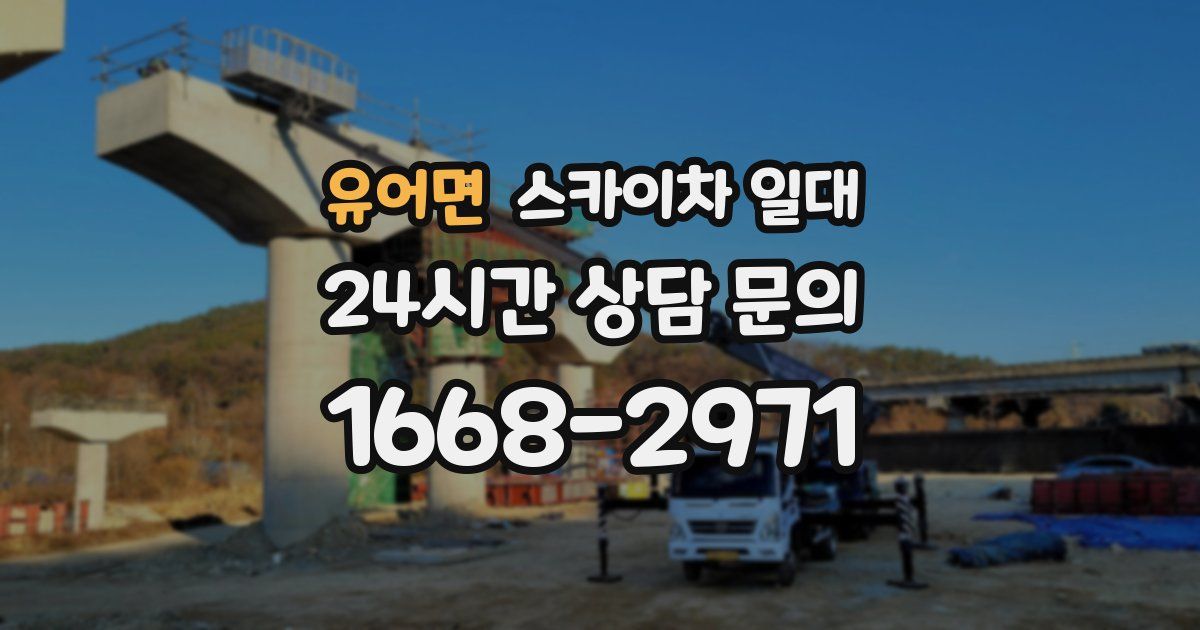 유어면 스카이차 일대