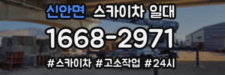 신안면 스카이차 일대