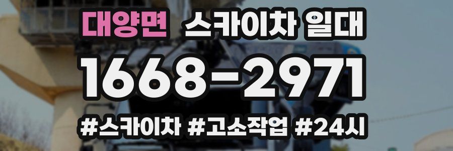 대양면 스카이차 일대