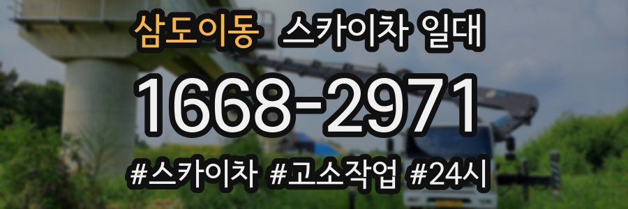 삼도이동 스카이차 일대
