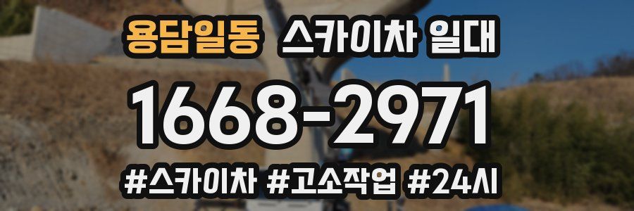 용담일동 스카이차 일대