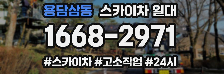 용담삼동 스카이차 일대