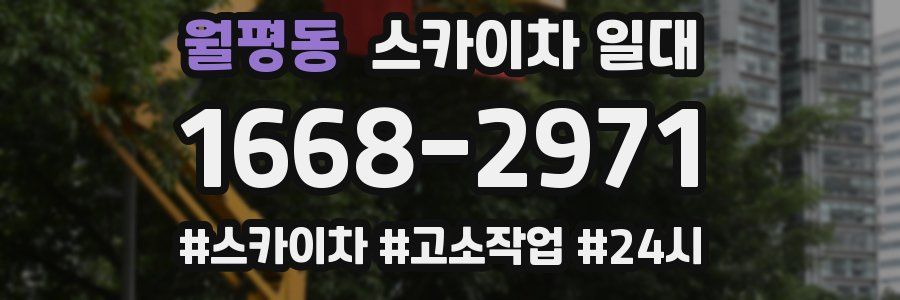 월평동 스카이차 일대