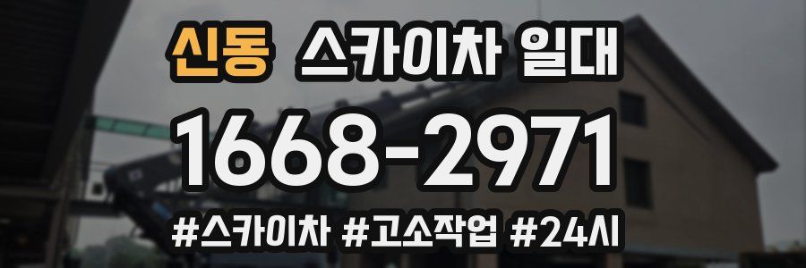 신동 스카이차 일대
