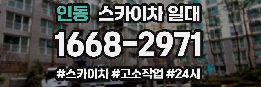 인동 스카이차 일대