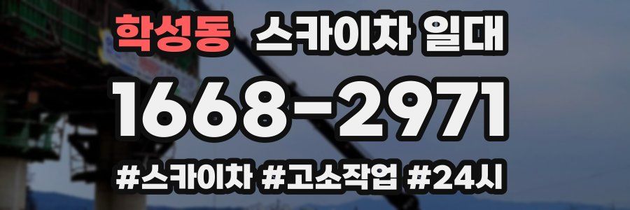 학성동 스카이차 일대