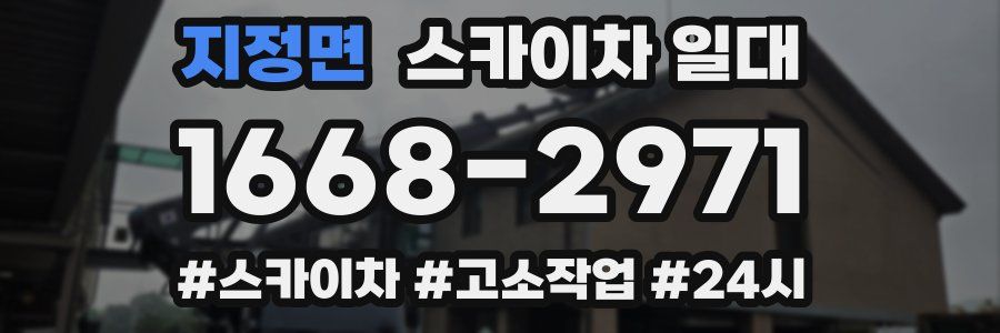 지정면 스카이차 일대