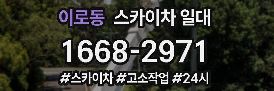 이로동 스카이차 일대