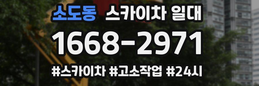 소도동 스카이차 일대