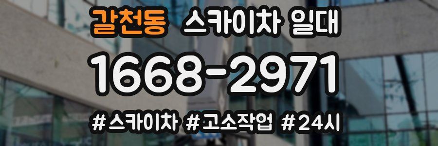 갈천동 스카이차 일대