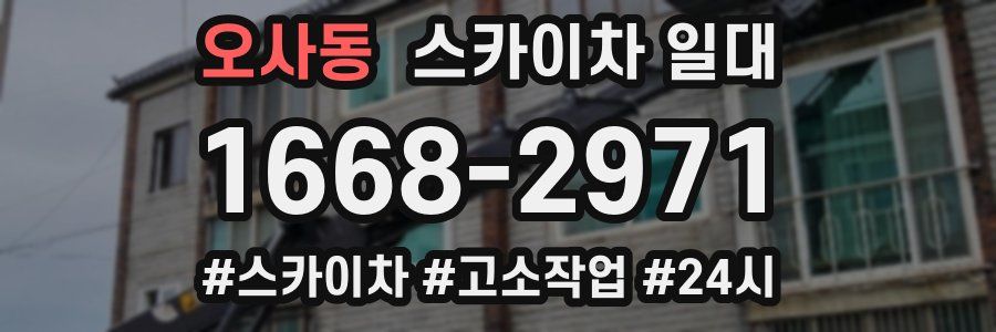 오사동 스카이차 일대