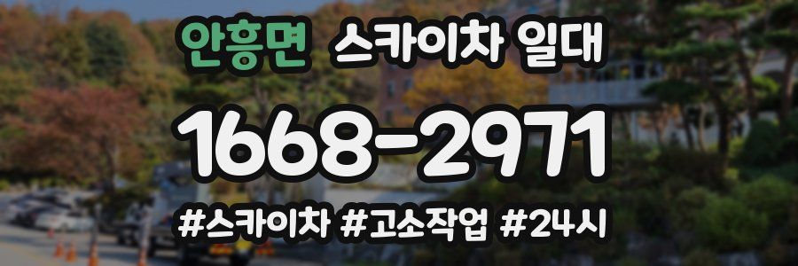안흥면 스카이차 일대