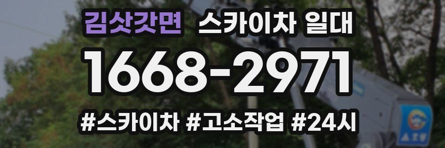김삿갓면 스카이차 일대