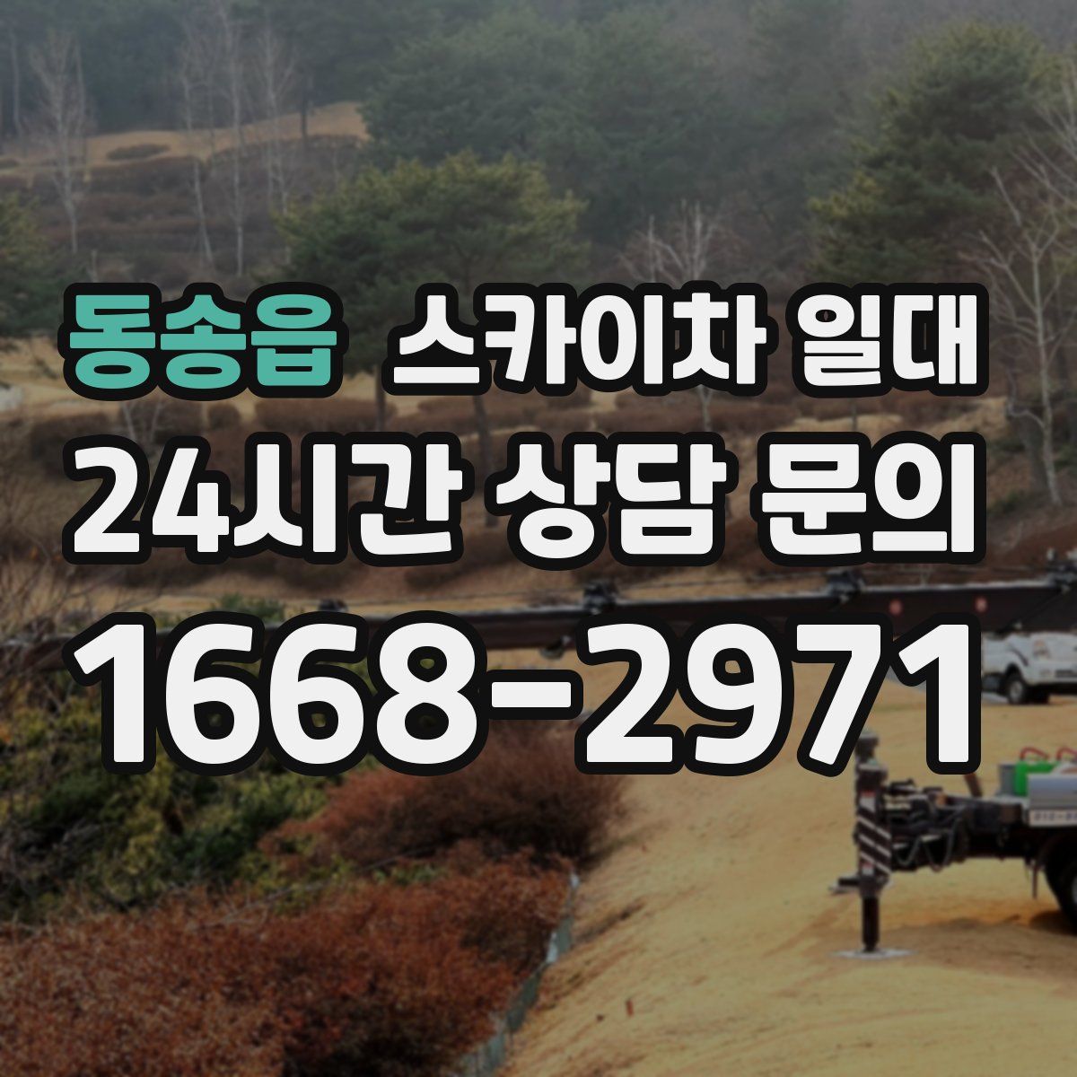 동송읍 스카이차 일대