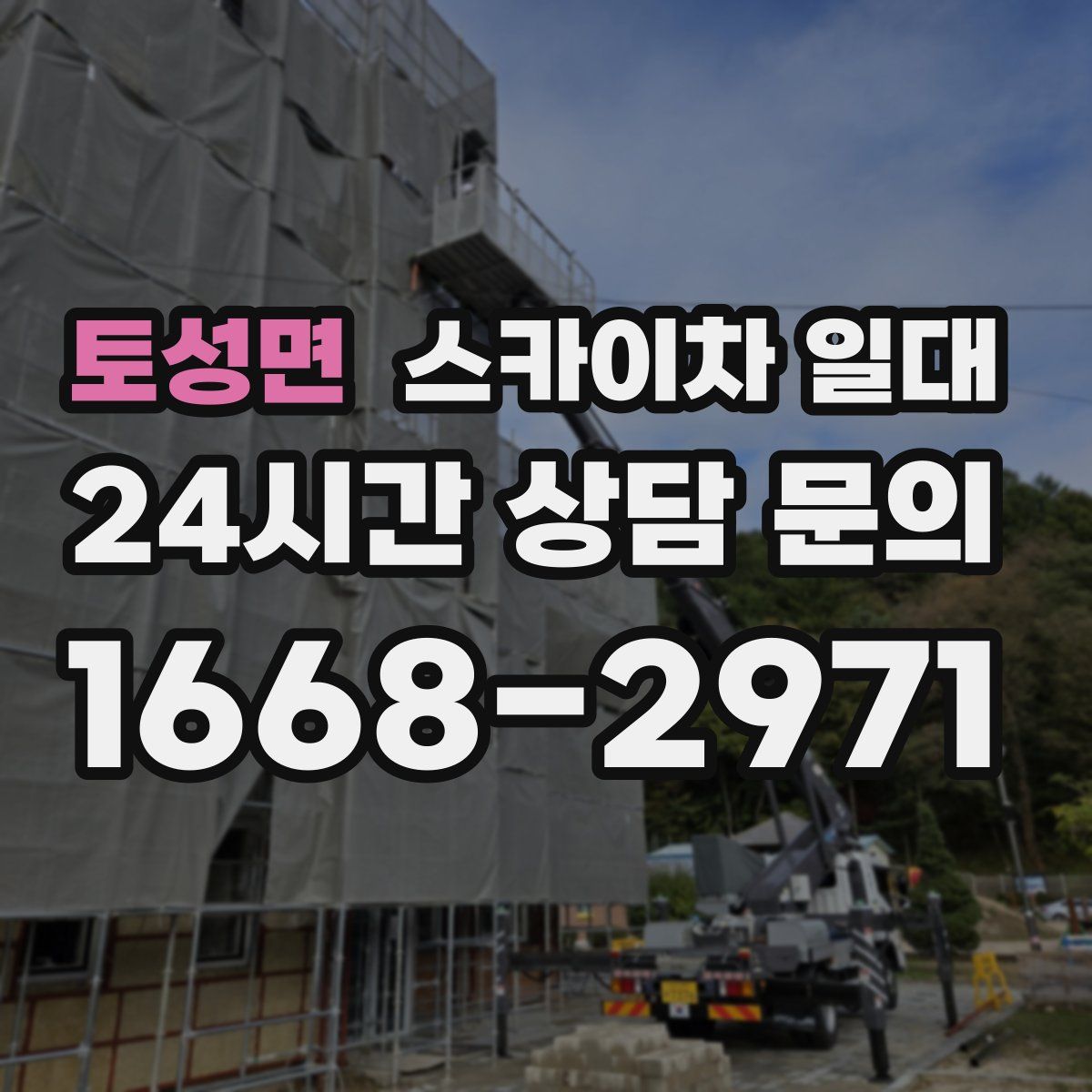 토성면 스카이차 일대