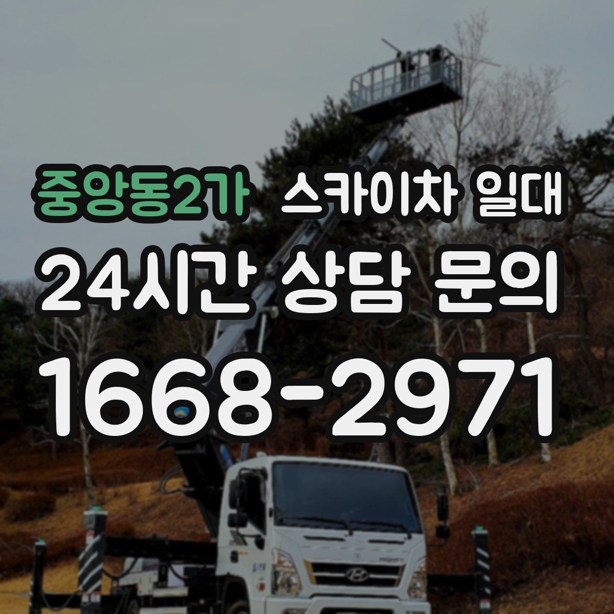 중앙동2가 스카이차 일대