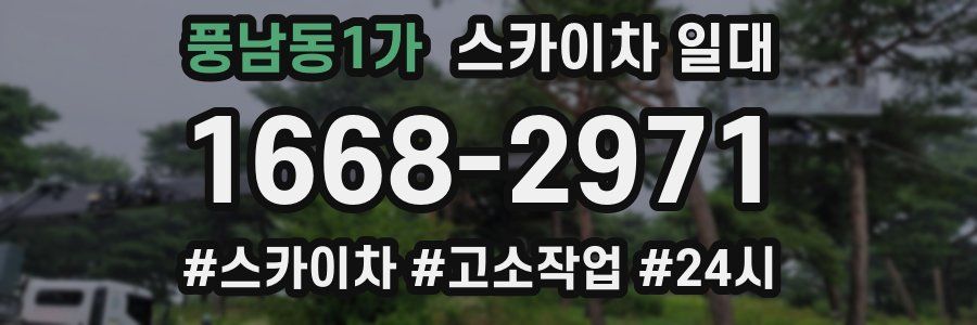 풍남동1가 스카이차 일대